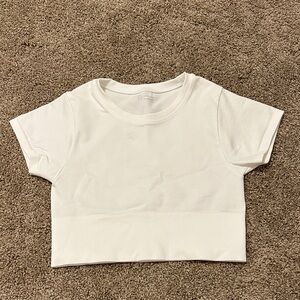 Aerie cropped workout shirt